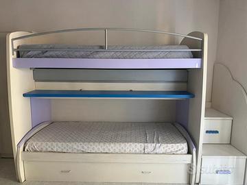 letto cameretta carrellabile marca esseggi