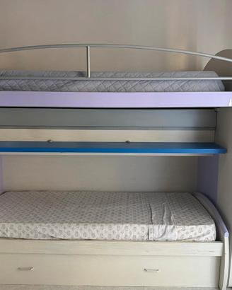 letto cameretta carrellabile marca esseggi