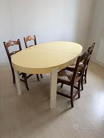 Tavolo estensibile laccato Calligaris
