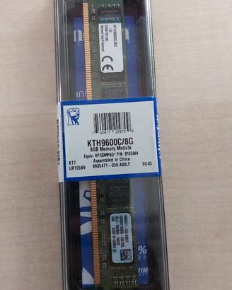 RAM Kingston 32 GB DDR3 1600 MHz 4x8 GB sigillate
