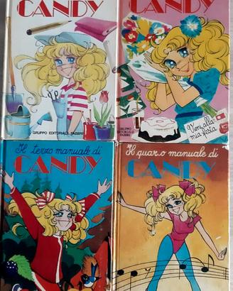 LOTTO 4 MANUALI CANDY CANDY FABBRI vintage anni 80