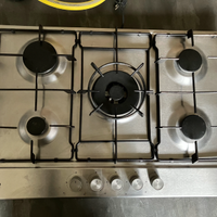 Piano cottura a gas Beko 5 fuochi in acciaio