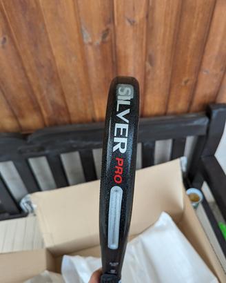 racchetta paddel side spin silver Pro 