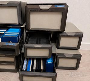 contenitori porta floppy disk e CD diversi modelli