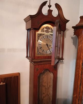 Orologio a pendolo a colonna tempus fugit anni 70