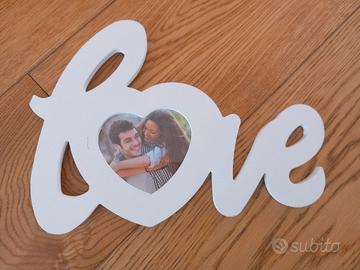 Portafoto in legno laccato