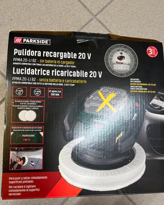 Lucidatrice parkside a batteria