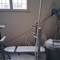 panca palestra con bilanciere 