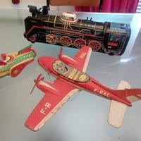 lotto giocattoli in latta d epoca