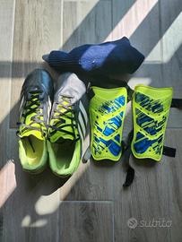 Pack calcio Copa tg.43⅓ + parastinchi+calze
