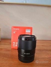 Sony FE 35mm 1.8 con scatola 