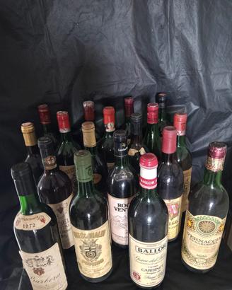 Vini vari d'annata (18 bottiglie)