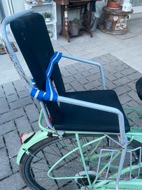 Seggiolino in acciiao da bici