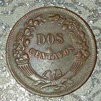Perù,dos centavos 1948