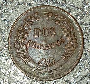 Perù,dos centavos 1948