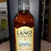 Bottiglia di Scotch Whisky Langs Supreme 