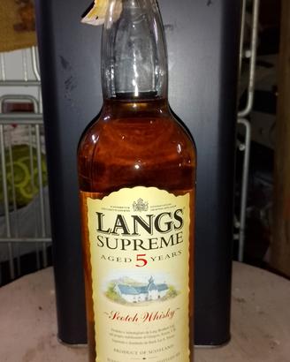 Bottiglia di Scotch Whisky Langs Supreme 