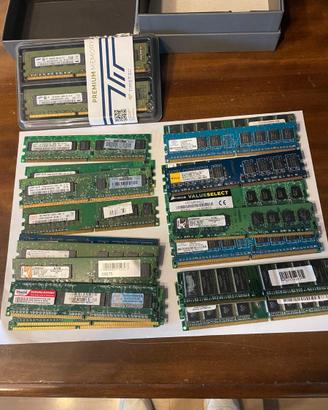 Svariati Moduli RAM per PC