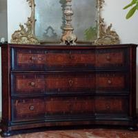 Canterano e caminiera specchiera