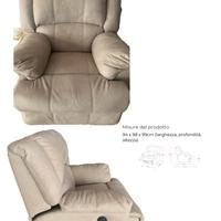 Poltrona reclinabile elettrica