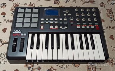 Akai mpk25 controller midi