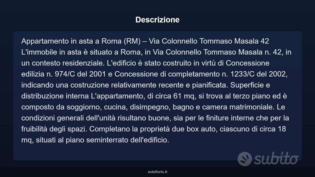 Appartamento – Roma, Magliana Vecchia, Municipio Roma XI - Vista 4