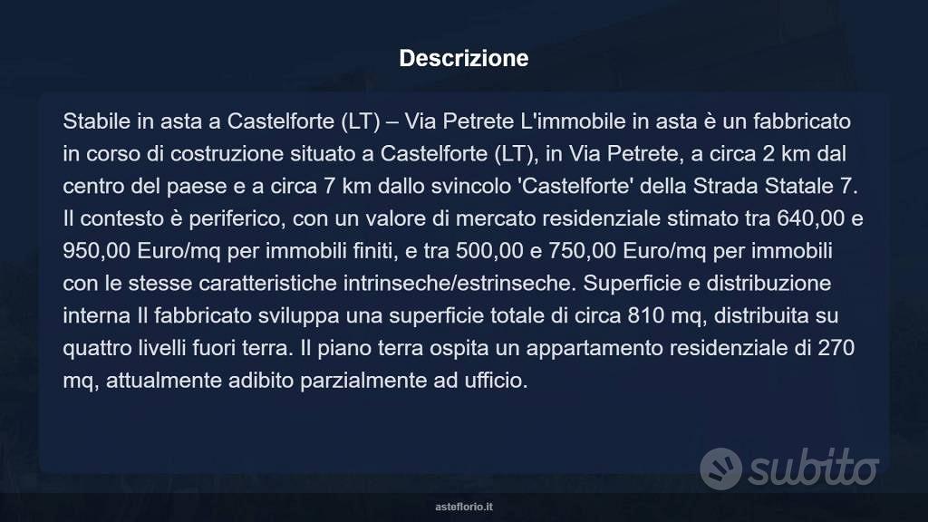 Appartamento – Castelforte, Suio - Altro