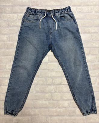 Pantalone Jeans Jogger Piazza Italia Taglia M/L