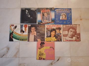 Lotto 8 Vinili 45 giri SANREMO