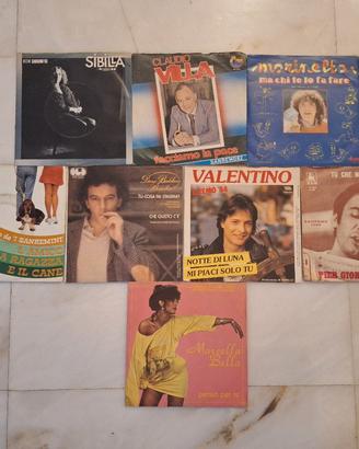 Lotto 8 Vinili 45 giri SANREMO