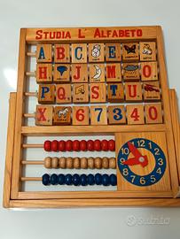 gioco didattico vintage 