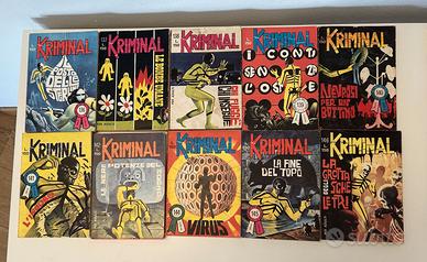 Kriminal 25 numeri dal 136 al 176, anche singoli