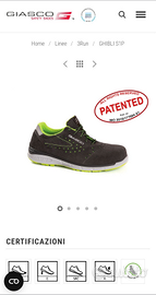 Scarpe antinfortunistica