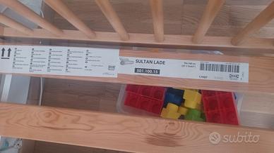 Letto sultan lade ikea di legno
