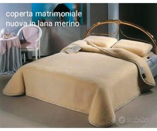Coperta nuova in lana Merino, in pronta consegna