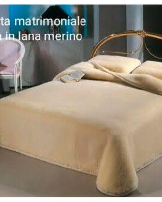 Coperta nuova in lana Merino, in pronta consegna