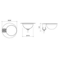 Mareco Luce 100-1032101N modello LUNA E27 LED NERO