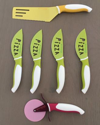 Set pizza Brandani - 6 pezzi + altri coltelli