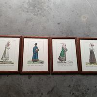 Bellissime stampe francesi incorniciate 