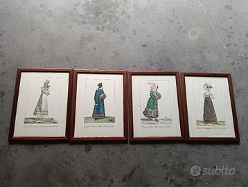 Bellissime stampe francesi incorniciate 