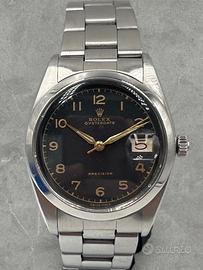 Rolex Oysterdate Precision Black Dial 34MM