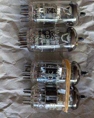 valvole ecc88 Philips e Mullard