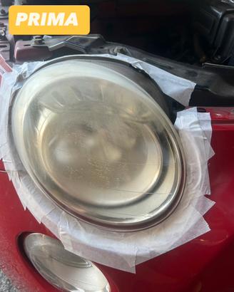 Rigenerazione fari auto ingialliti e opachi