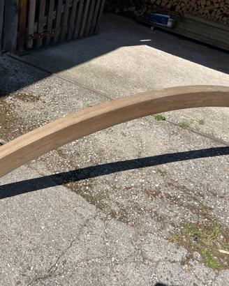 Trave curva pino lamellare impregnato in autoclave