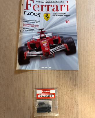 F1-05070 due colonnine laterali di supporto e viti