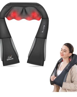 Snailax Shiatsu Massaggiatore per collo con calore