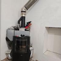 termo stufa ibrida pellet legna