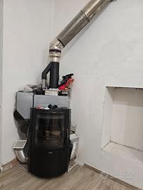 termo stufa ibrida pellet legna