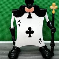 Carta Asso di fiori da Alice nel paese delle merav