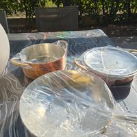 Set 3pentole in rame